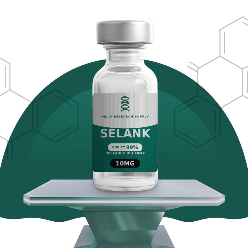Selank research vial